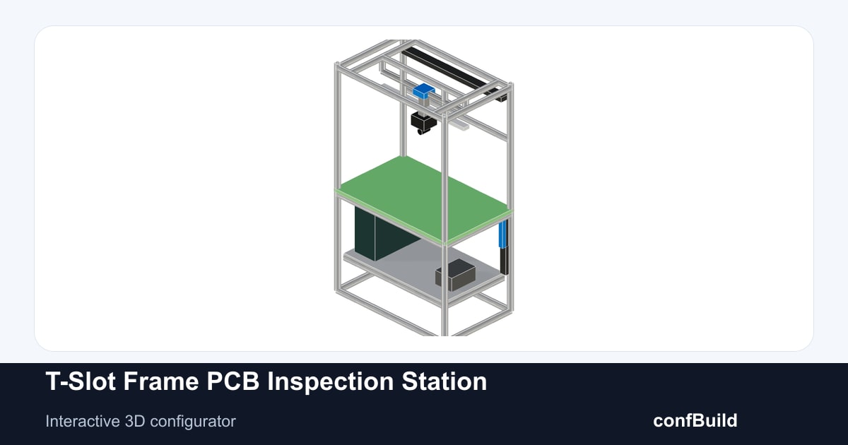 Browserbasierter Konfigurator für eine Maschine aus Aluminiumprofilen